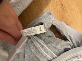 Sostegno sportivo Alo Yoga grigio TAGLIA L