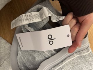 Sostegno sportivo Alo Yoga grigio TAGLIA L