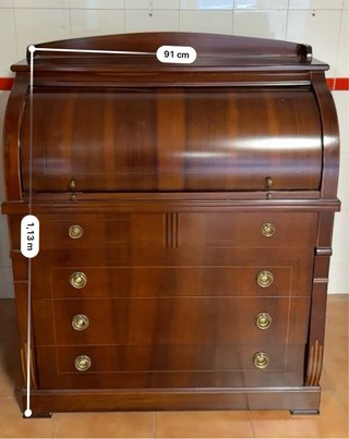 Escritorio bureau francés madera maciza