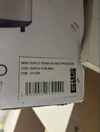 Termo Eléctrico DUPLO-S D80