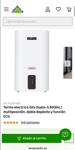 Termo Eléctrico DUPLO-S D80