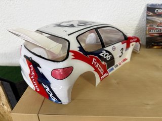 Carrocería RC 1/10 Peugeot 206 WRC