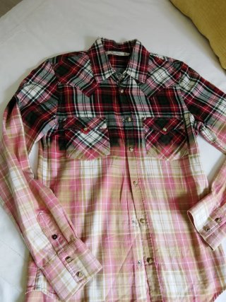 Camisa cuadros Zara Mujer