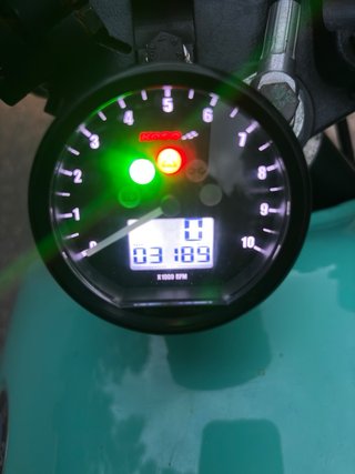 BMW K75 cafe racer verde agua
