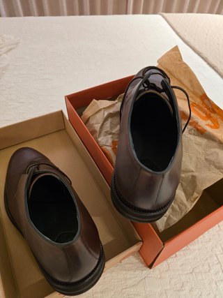 Zapatos Chopo estilo blucher marrones nuevos