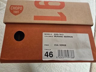 Zapatos Chopo estilo blucher marrones nuevos