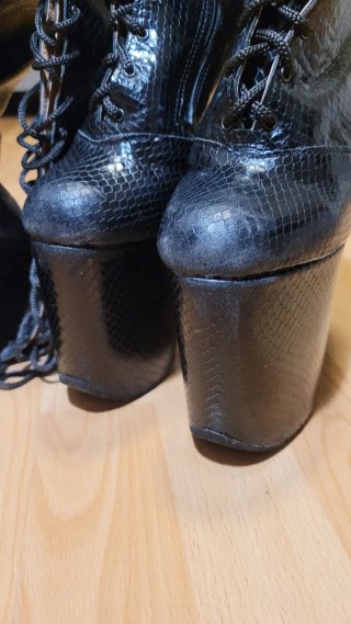 Botas de baile de tacón alto 20 cm