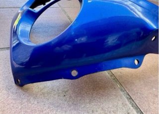 Frontal Derbi GPR 75 Azul