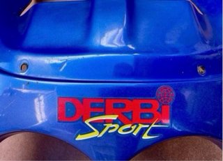 Frontal Derbi GPR 75 Azul
