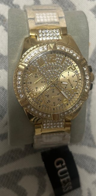 Reloj Guess Dorado con Cristales mujer