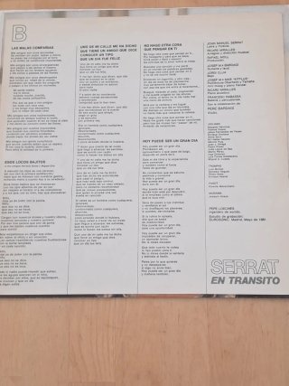 Serrat - En Transito Vinilo LP