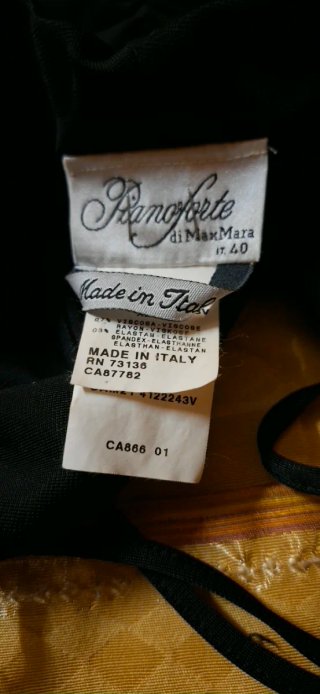 Abito Pianoforte di #Max Mara cerimonia lungo