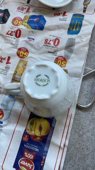Conjunto de café de porcelana