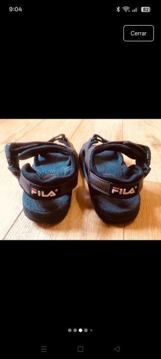 Sandalias Fila Hombre Talla 39 Marrón/Negro