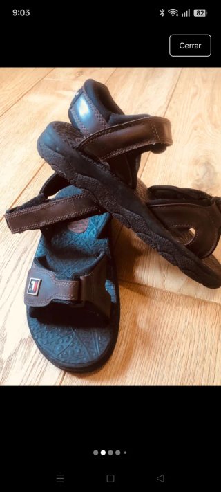 Sandalias Fila Hombre Talla 39 Marrón/Negro