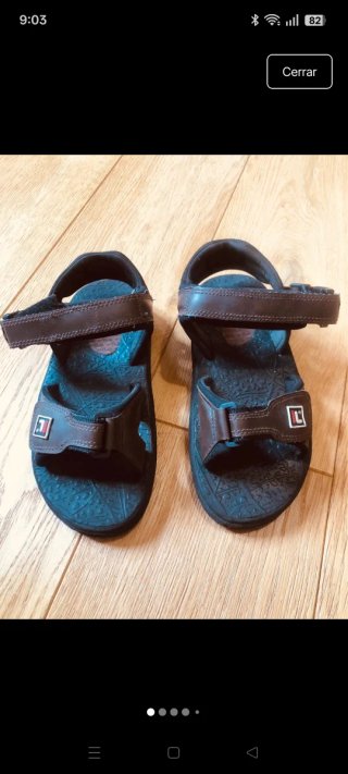 Sandalias Fila Hombre Talla 39 Marrón/Negro