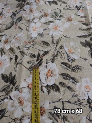 Retales de loneta con estampados variados