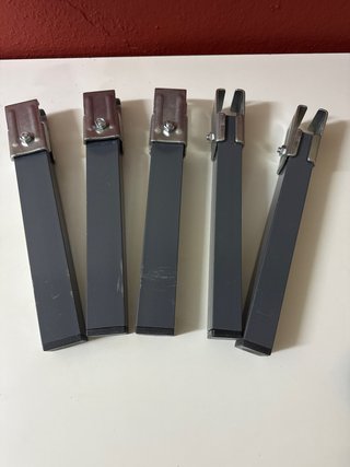 Patas de cama metálicas (5 unidades)