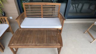 Conjunto Muebles Terraza Madera