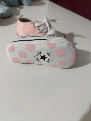 Zapatillas Bebé Rosa Brillantes
