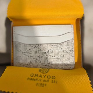 Portacarte Goyard Beige e Bianco