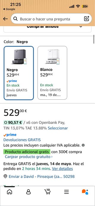 Robot Aspirador Eufy X10 Pro Omni Nuevo