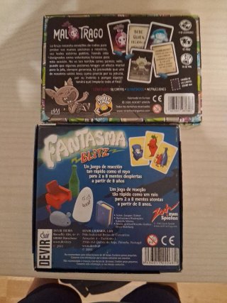 Juegos de mesa Mal Trago y Fantasma Blitz