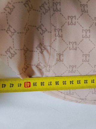 Camisa Mango Beige Estampada