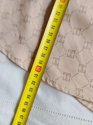 Camisa Mango Beige Estampada