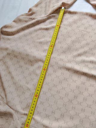 Camisa Mango Beige Estampada