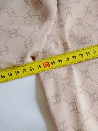 Camisa Mango Beige Estampada