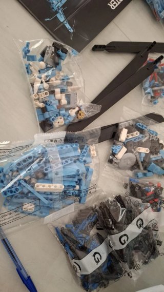 Helicóptero de Ataque Bloques Construcción
