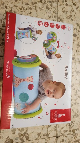 Cojín Rulo Sophie la Jirafa Gateo