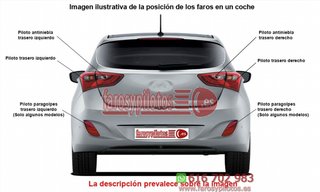 Piloto trasero izquierdo Alfa Romeo 147 año 2000