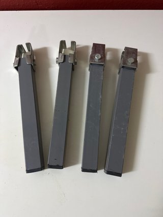 Patas de cama metálicas (4 unidades)
