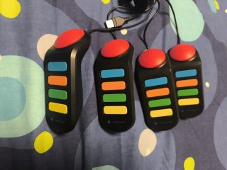 Buzzers Sony PS2 (4 unidades)