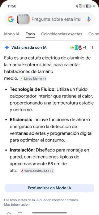 Lote radiadores eléctricos bajo consumo