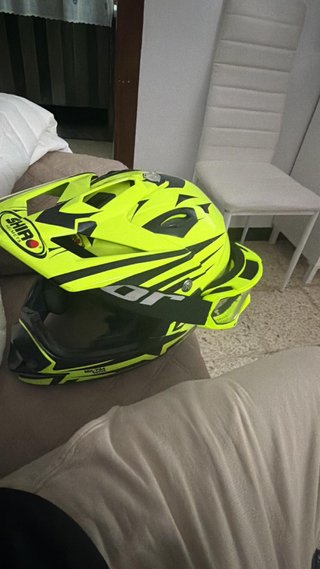 Casco de Motocross SHIRO Amarillo