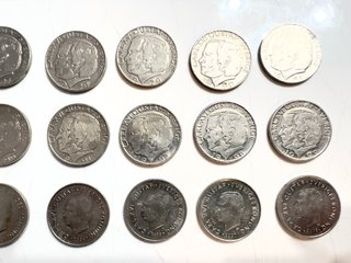 Lote 29 monedas 1kr Suecas