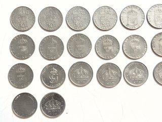 Lote 29 monedas 1kr Suecas