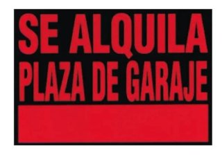 Alquilo plaza de garaje