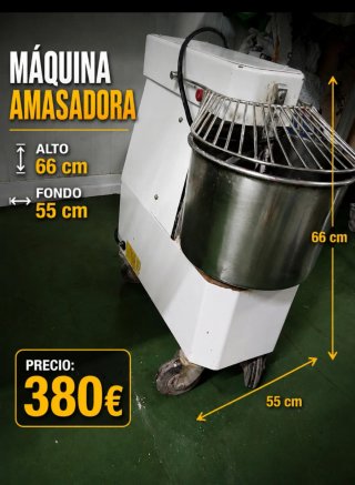 Máquina Amasadora Profesional 380€
