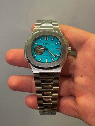 Reloj Seiko Automático Esfera Turquesa
