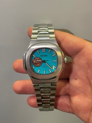 Reloj Seiko Automático Esfera Turquesa