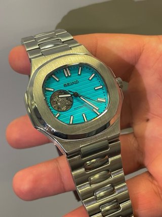 Reloj Seiko Automático Esfera Turquesa