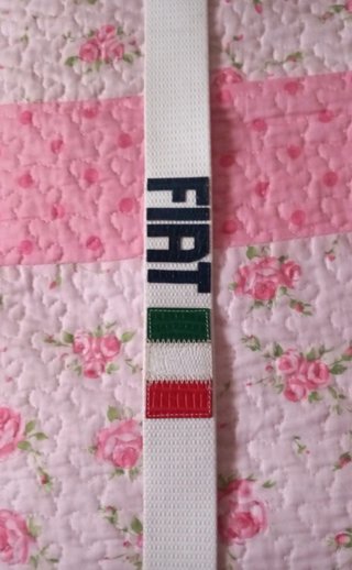 Cintura tela FIAT bianca