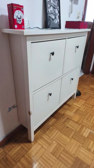 Zapatero Ikea Hemnes Blanco