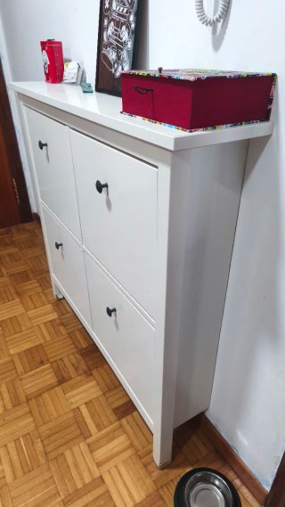 Zapatero Ikea Hemnes Blanco