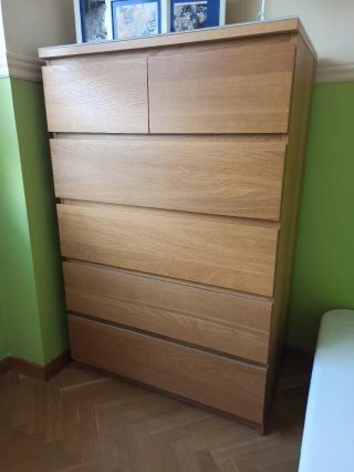 Cómoda Ikea Malm Madera