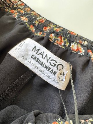 Falda Mango Talla XS Estampado Floral